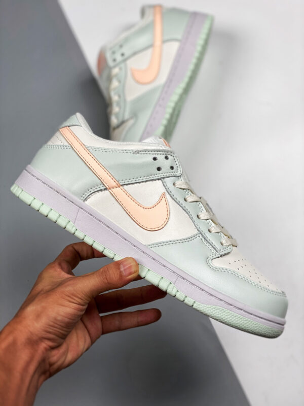 Nike Dunk Low Sail Crimson Tint-Barely Green-White For Sale