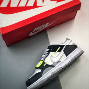 Nike Dunk Low Scrap Black White-Wolf Grey-Lemon Twist DC9723-001 For Sale