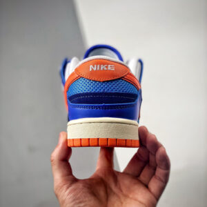 Nike Dunk Low Scrap Knicks White Blue-Orange DM0128-100 For Sale