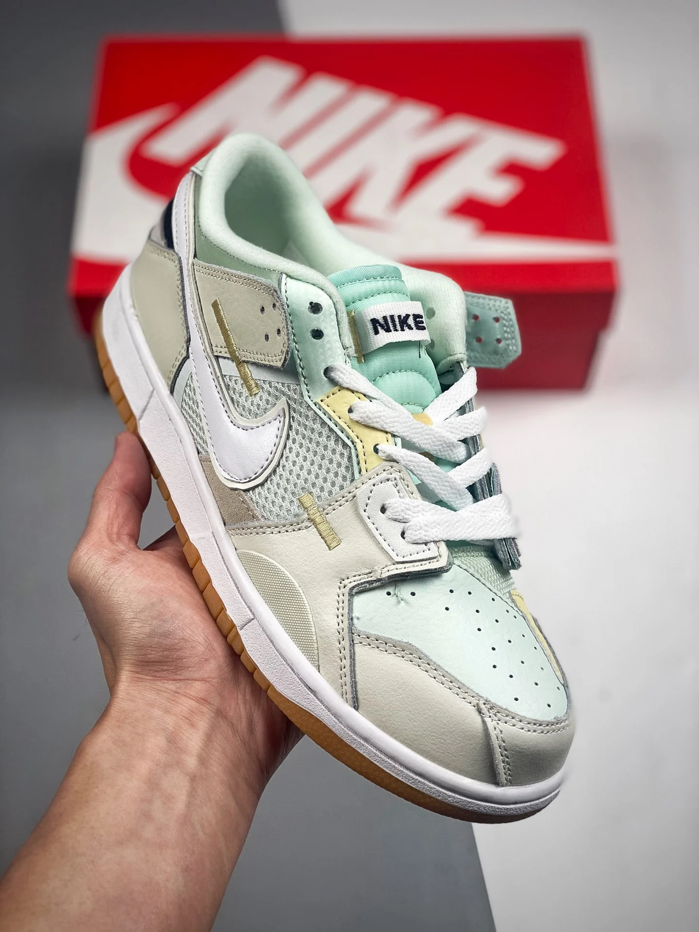 Nike Dunk Low Scrap Sail White-Seaglass-Seafoam For Sale