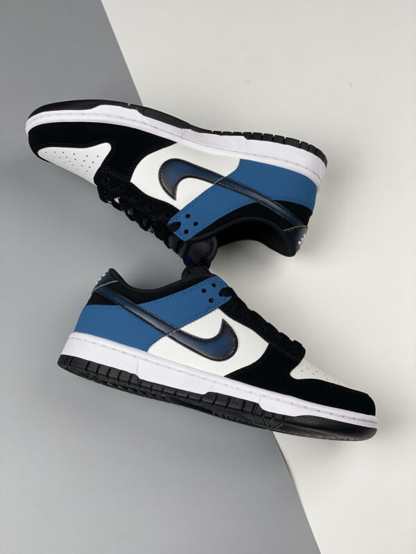 Nike Dunk Low Summit White Industrial Blue-Black FD6923-100 For Sale