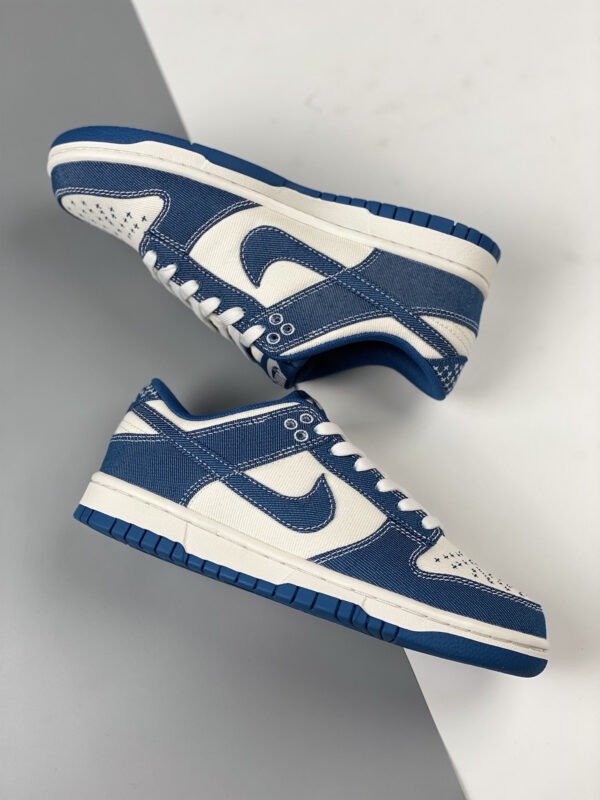 Nike Dunk Low Summit White Industrial Blue DV0834-101 For Sale