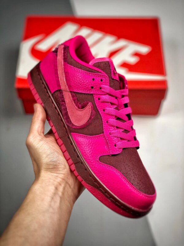 Nike Dunk Low Valentines Day Team Red Pink Prime DQ9324-600 For Sale