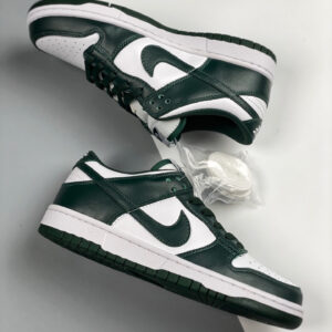 Nike Dunk Low White Team Green-White-Total Orange For Sale