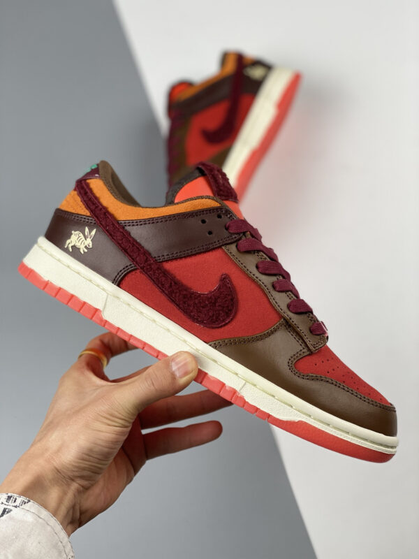 Nike Dunk Low Year of the Rabbit Orange Brown FD4203-661 For Sale