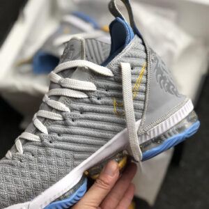 Nike LeBron 16 MPLS Wolf Grey White-University Blue For Sale