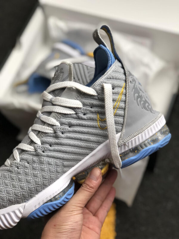 Nike LeBron 16 MPLS Wolf Grey White-University Blue For Sale