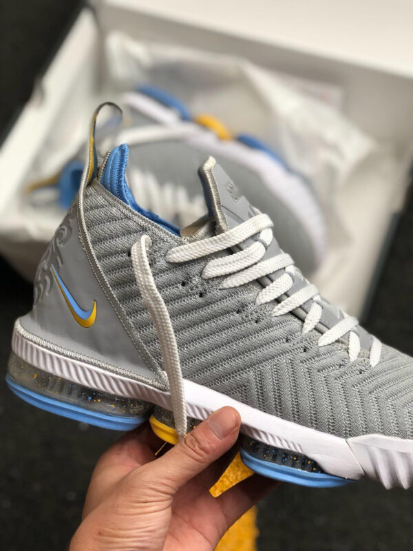 Nike LeBron 16 MPLS Wolf Grey White-University Blue For Sale