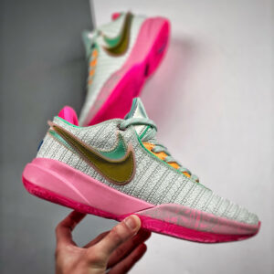 Nike LeBron 20 Time Machine Barely Green Multi-Color-Pink DJ5423-300 For Sale