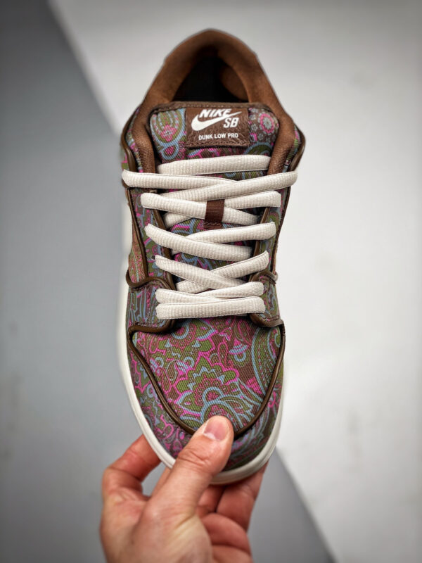 Nike SB Dunk Low Paisley Brown Burgundy-Green-Pink DH7534-200 For Sale