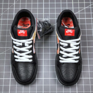 Nike SB Dunk Low Raygun Tie-Dye Black Orange Flash For Sale