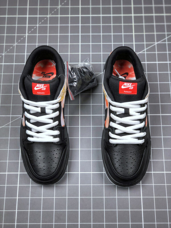 Nike SB Dunk Low Raygun Tie-Dye Black Orange Flash For Sale