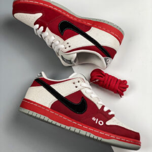 Nike SB Dunk Low Roller Derby Varsity Red Black-White-Wolf Grey For Sale