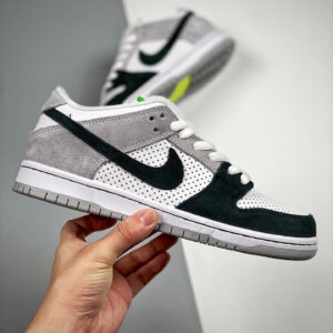 Nike SB Dunk Low Medium Grey White-Chlorophyll-Black For Sale