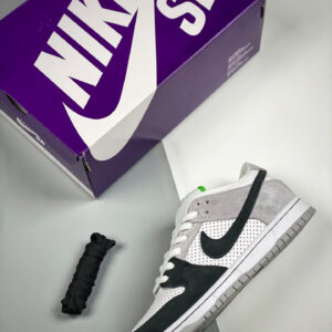 Nike SB Dunk Low Medium Grey White-Chlorophyll-Black For Sale