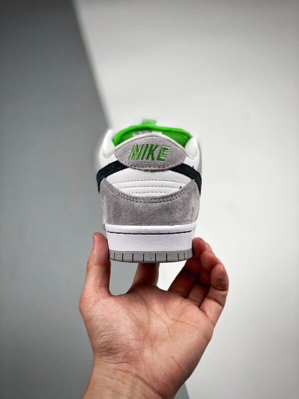 Nike SB Dunk Low Medium Grey White-Chlorophyll-Black For Sale