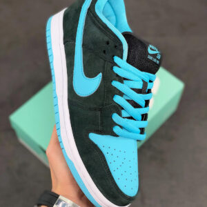 Nike SB Dunk Low Pro Black Clear Jade-White For Sale