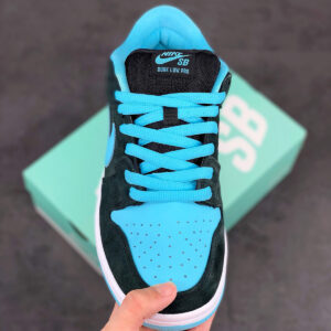 Nike SB Dunk Low Pro Black Clear Jade-White For Sale