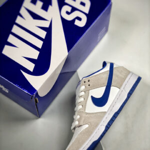 Nike SB Dunk Low Pro Matte Silver Varsity Royal For Sale