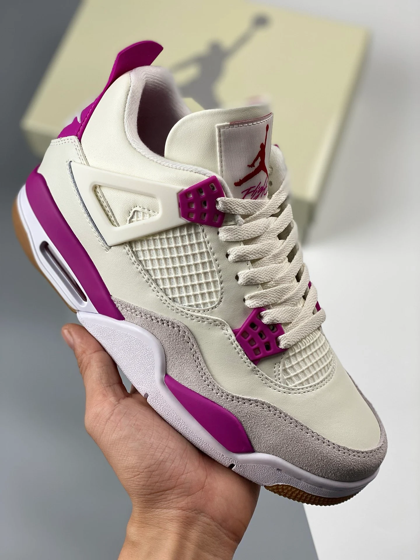 Nike SB x Air Jordan 4 Retro White Purple 2023 List!