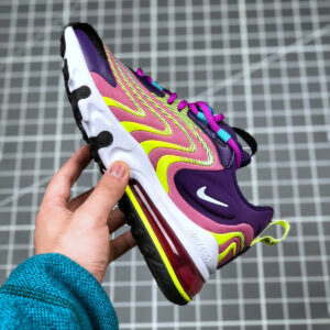 Nike WMNS Air Max 270 React ENG Eggplant White Magic Flamingo For Sale