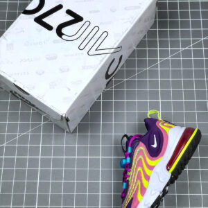 Nike WMNS Air Max 270 React ENG Eggplant White Magic Flamingo For Sale