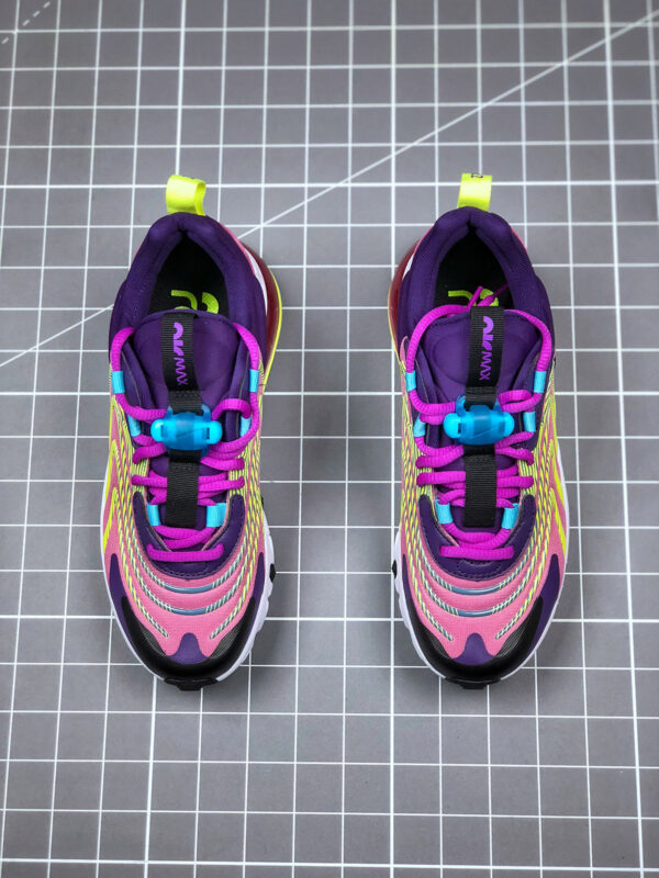 Nike WMNS Air Max 270 React ENG Eggplant White Magic Flamingo For Sale