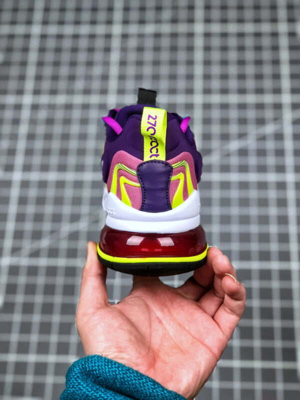 Nike WMNS Air Max 270 React ENG Eggplant White Magic Flamingo For Sale