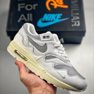 Patta Nike Air Max 1 White Silver DQ0299-100 For Sale