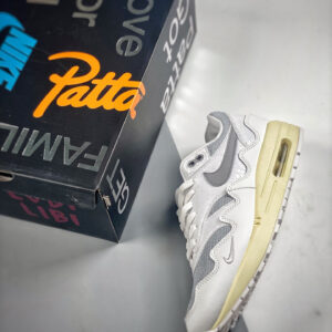 Patta Nike Air Max 1 White Silver DQ0299-100 For Sale