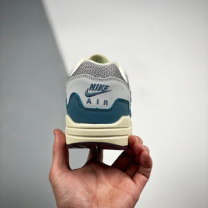 Patta x Nike Air Max 1 Metallic Silver Noise Aqua-Pure Platinum For Sale