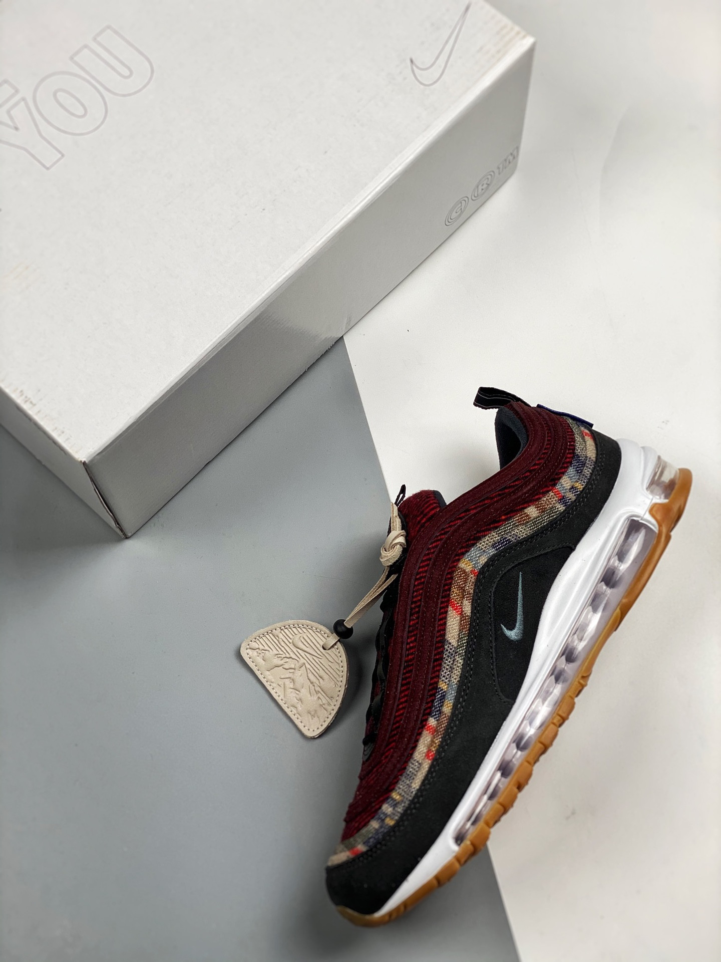 Pendleton x Nike Air Max 97 By You Black Multi DC3494-993 For Sale