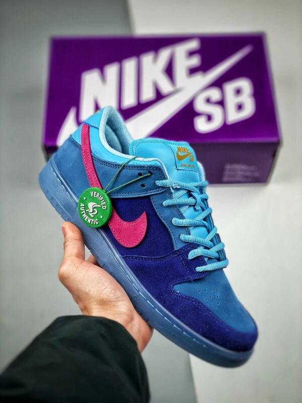 Run The Jewels x Nike SB Dunk Low Deep Royal Blue Pink DO9404-400 For Sale