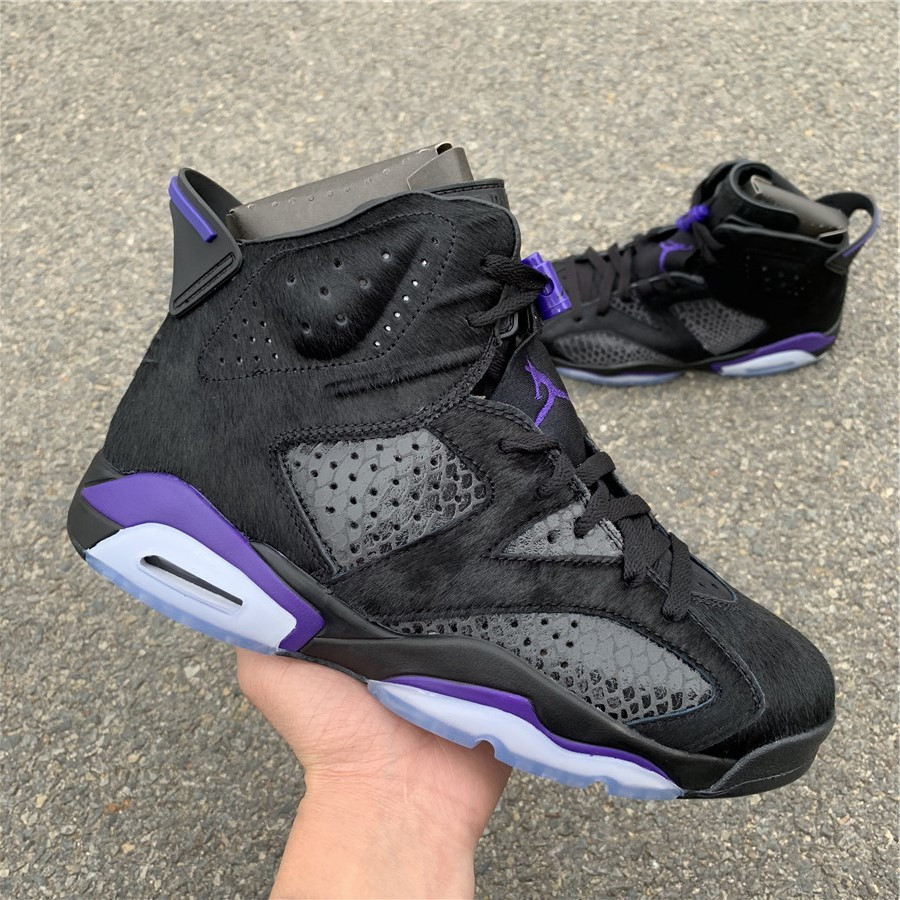 Social Status x Air Jordan 6 Black Dark Concord For Sale