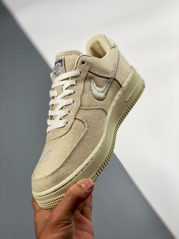 Stussy x Nike Air Force 1 Low Fossil Stone CZ9084-200 For Sale