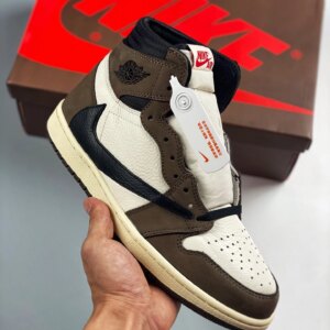 Travis Scott x Air Jordan 1 High OG Backwards Swoosh Mocha