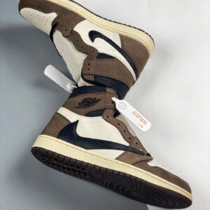 Travis Scott x Air Jordan 1 High OG Backwards Swoosh Mocha