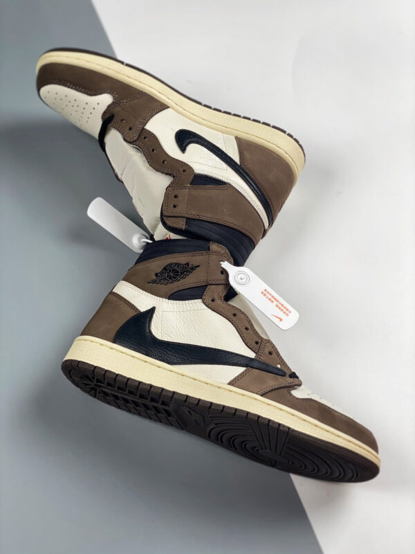 Travis Scott x Air Jordan 1 High OG Backwards Swoosh Mocha