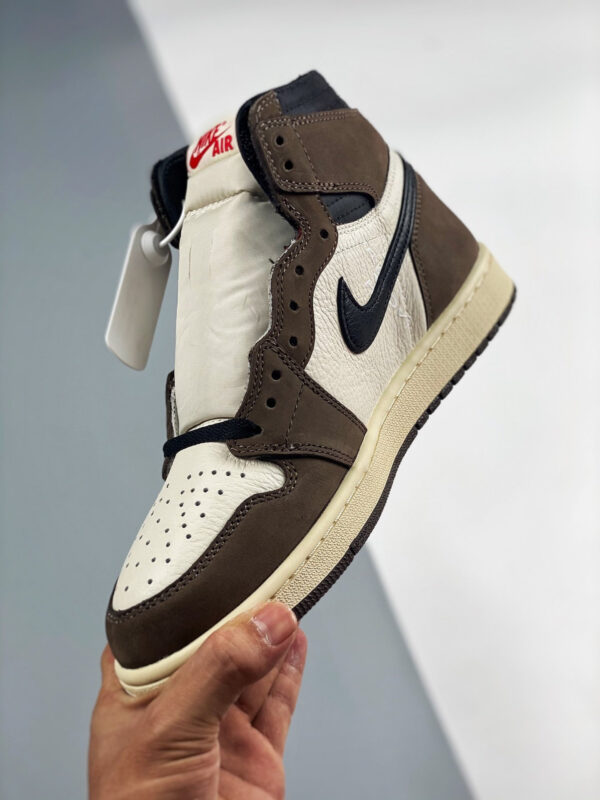 Travis Scott x Air Jordan 1 High OG Backwards Swoosh Mocha