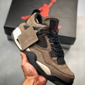 Travis Scott x Air Jordan 4 Olive For Sale