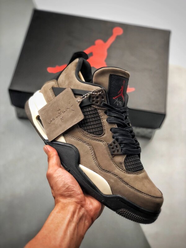 Travis Scott x Air Jordan 4 Olive For Sale