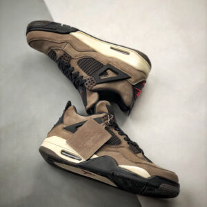 Travis Scott x Air Jordan 4 Olive For Sale