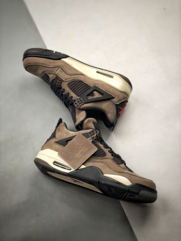 Travis Scott x Air Jordan 4 Olive For Sale