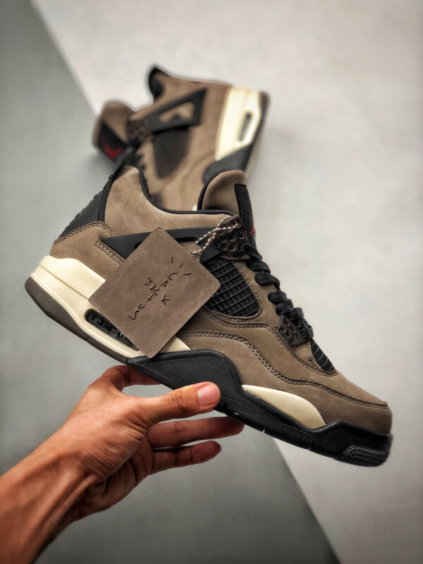 Travis Scott x Air Jordan 4 Olive For Sale