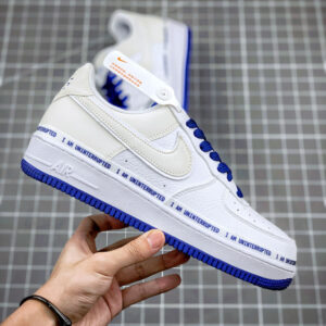 Uninterrupted x Nike Air Force 1 White Lapis Blue For Sale