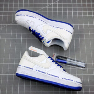 Uninterrupted x Nike Air Force 1 White Lapis Blue For Sale