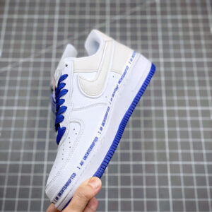 Uninterrupted x Nike Air Force 1 White Lapis Blue For Sale