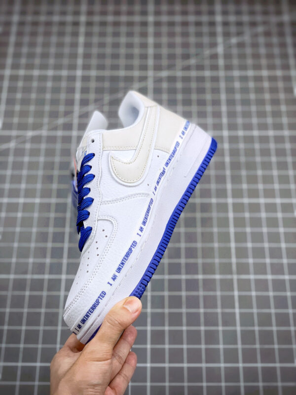 Uninterrupted x Nike Air Force 1 White Lapis Blue For Sale