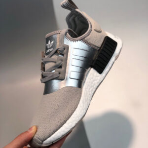 Adidas NMD R1 Metal Grey Yellow-Core Black For Sale