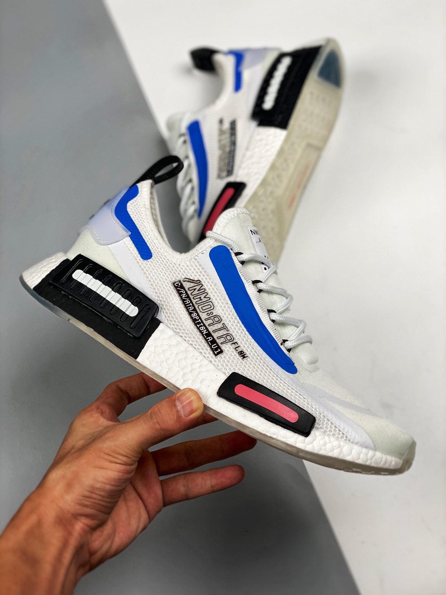 Adidas NMD R1 Spectoo White Black FZ3209 For Sale